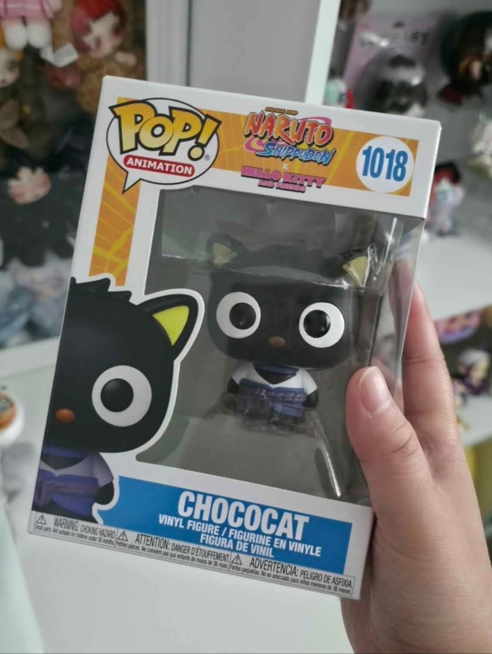 Funko Chococat Naruto Shippuden Vinyl Figure - Black, Yellow, Blue
